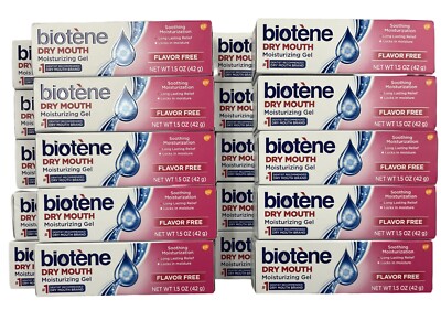 BIOTENE Dry Mouth GEL 1.5oz ( 20 TUBES ) Flavor Free  ^^