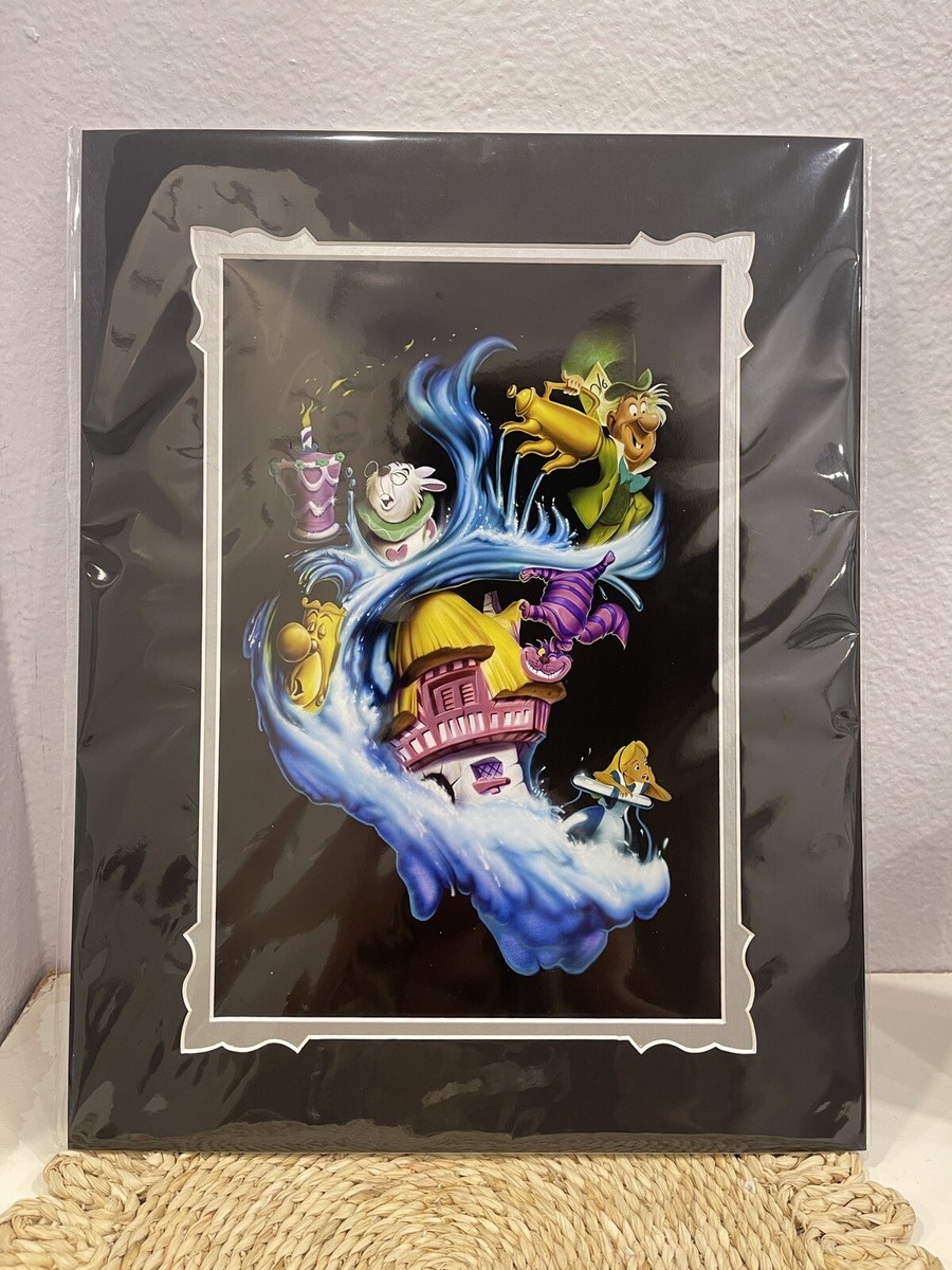 Alice in Wonderland アートパネル Disney Parks Exclusive Alice in Wonderland Deluxe Print by