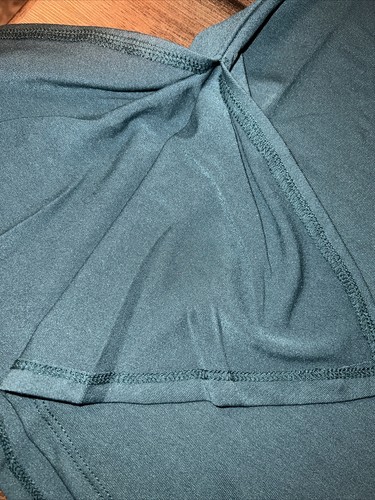 Lularoe Donna Perfetta T T T T T T T T Verde Blu Teal Bianco Bordo XL 18/20 20/22 ❤️ Nuovo - Foto 5 di 19