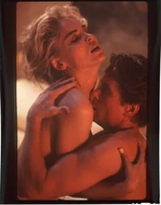 Basic Instinct Sharon Stone Michael Douglas Risque Original 8x10 Transparency