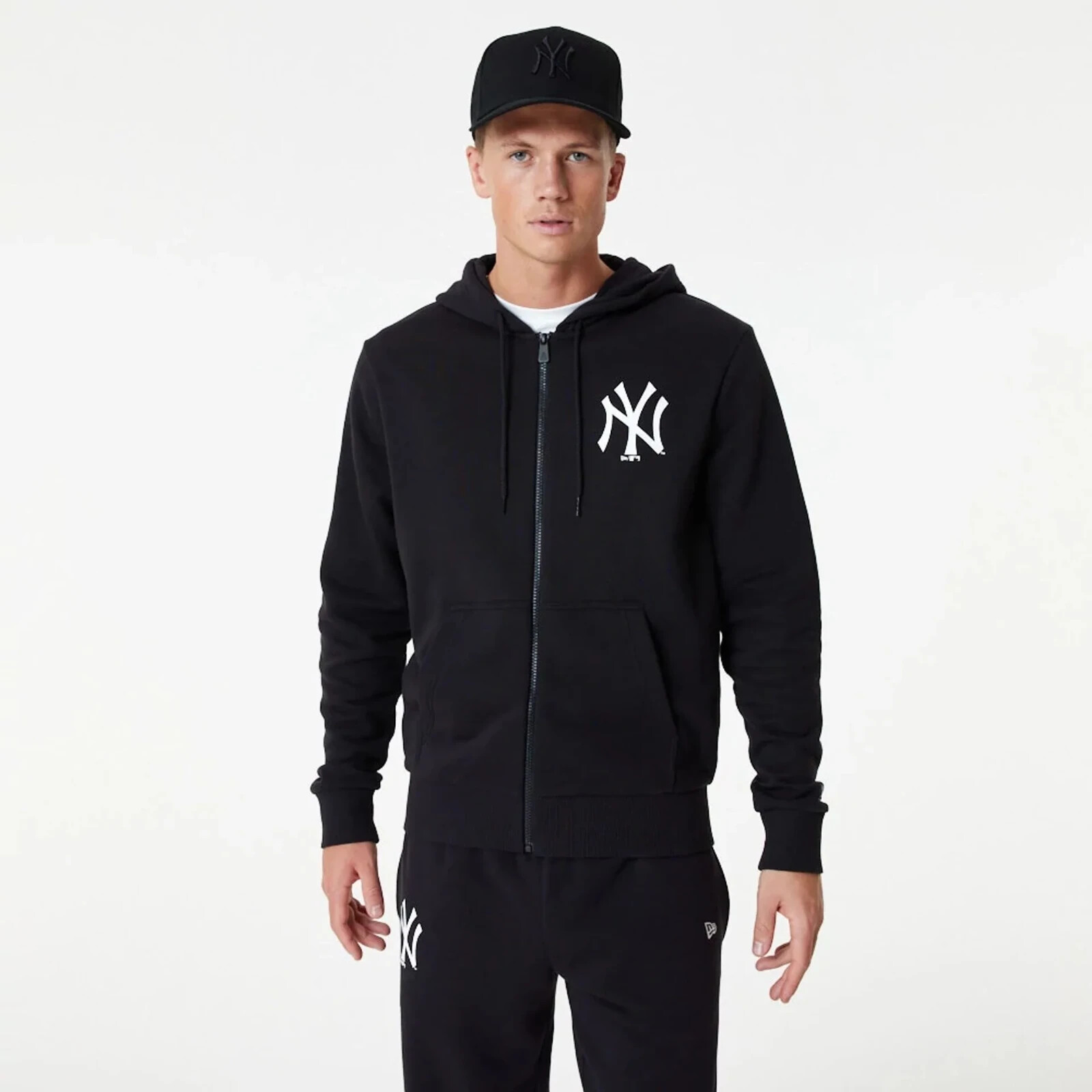 3639 Bis New Era Baseball American New York Yankees Sweatshirt Zip Hoodie