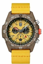 New Luminox Bear Grylls Master Eco Tide Series Yellow Dial Men Watch XB.3745.ECO
