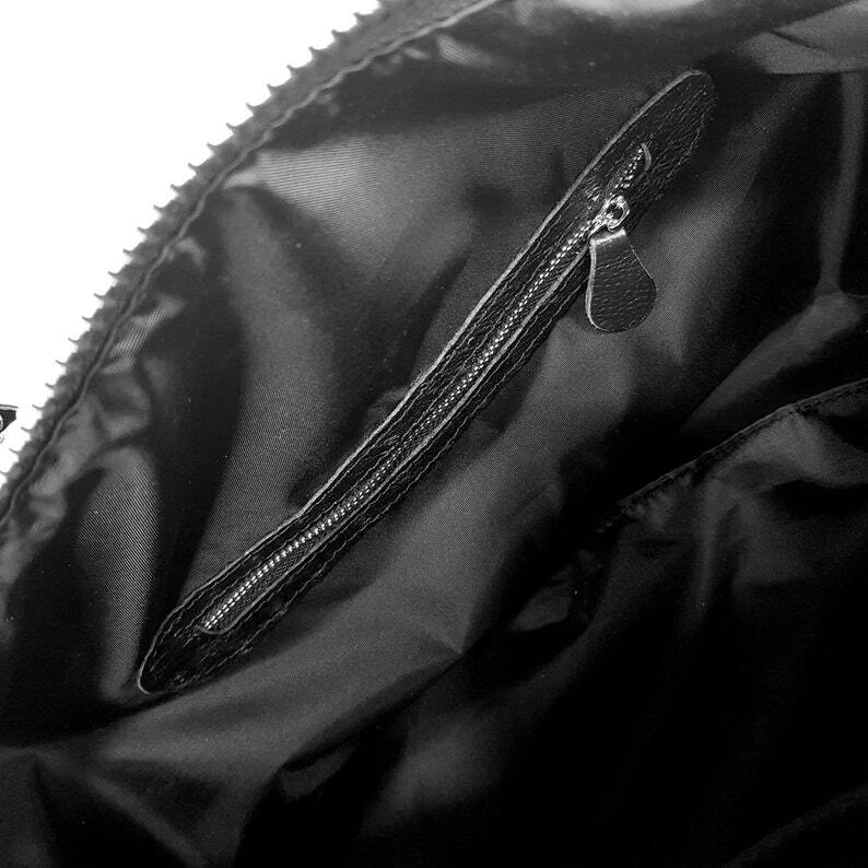 CHANEL Borsone da viaggio VERA pelle di struzzo per brevi viaggi lusso nero per donna