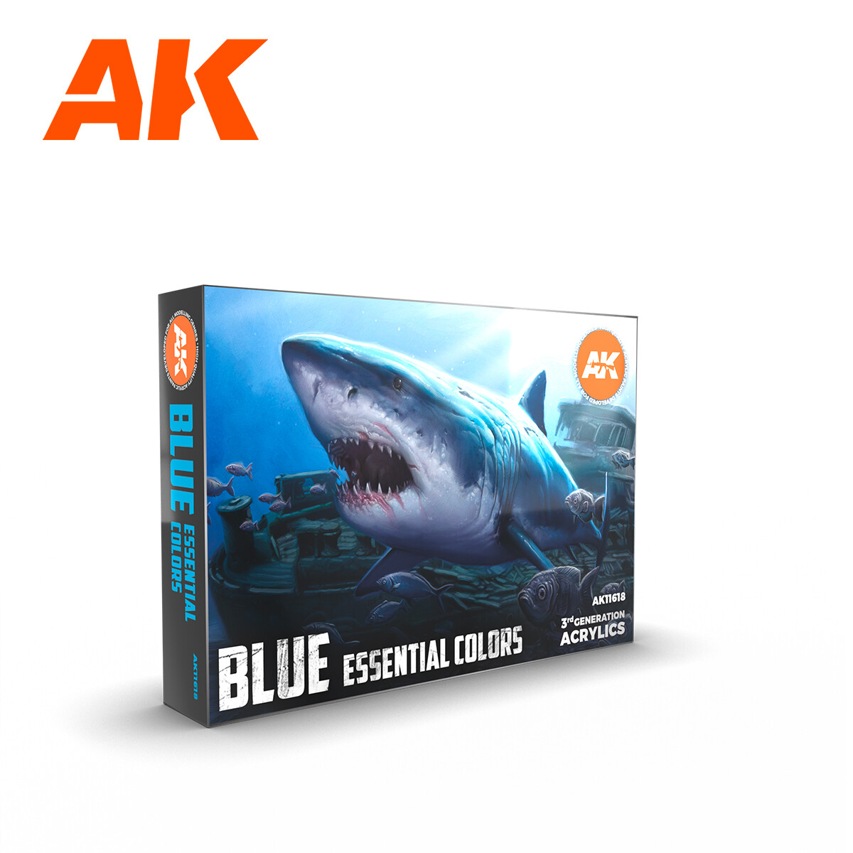 AK Interactive AK11618 - Blue Essential Colors 3Gen Set - New - Image 4