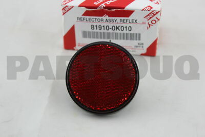 819100K010 Genuine Toyota REFLECTOR ASSY, REFLEX, RH/LH 81910
