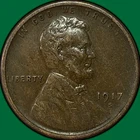 1917-S Lincoln Wheat Cent Choice Extremely Fine XF+ Coin #36953