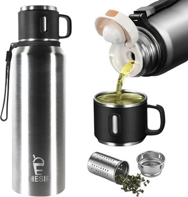 Termo 12H Para Cafe Te Agua Caliente Termico De 50 oz Acero Inoxidable Con Taza
