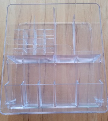 Ikea Godmorgon Kasten mit Fächern Plexiglas  32x28x10 cm