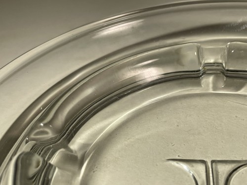 Hilton Hotel schwerer Glas Aschenbecher - 5" Durchmesser mit Hilton Logo Vintage - Bild 18 von 24