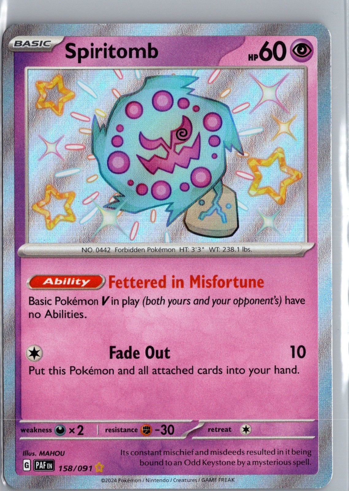 Spiritomb SV: Paldean Fates Psychic