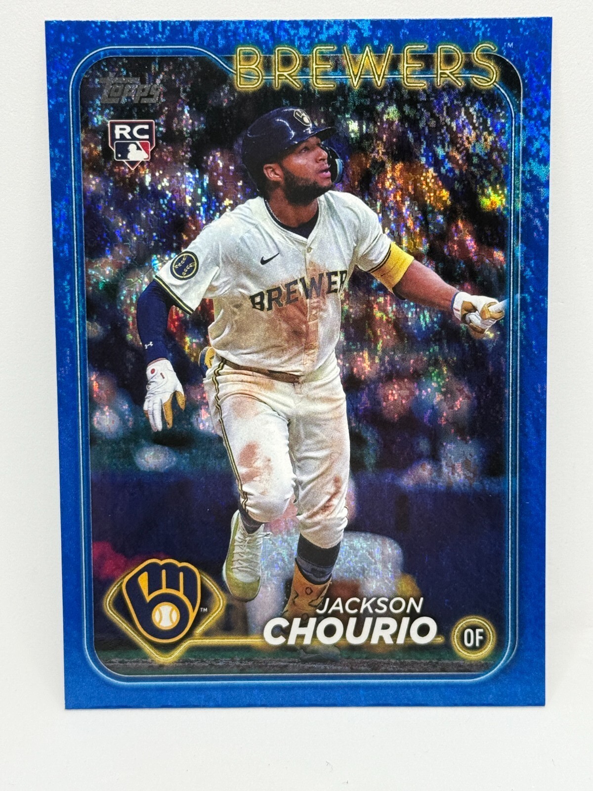 2024 Topps Update JACKSON CHOURIO RC SSP Blue Speckle Foil /999 #US240