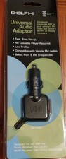NEW DELPHI UNIVERSAL AUDIO ADAPTOR SA10081 WIRELESS XM SATELLITE FM TRANSMITTER