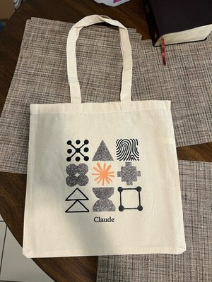 Anthropic Claude Tote Bag Merch Rare Hackathon Event Exclusive