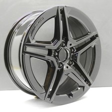 MERCEDES A KLASSE CLA AMG LINE 18 ZOLL ALUFELGE FELGE SCHWARZ GLÄNZEND W177... MERCEDES A KLASSE CLA AMG LINE 18 ZOLL ALUFELGE FELGE SCHWARZ GLÄNZEND W177...