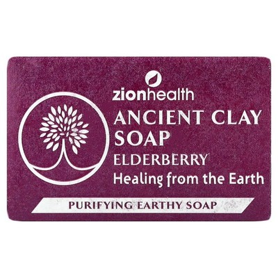 Ancient Clay Bar Soap, Elderberry, 6 oz (170 g)