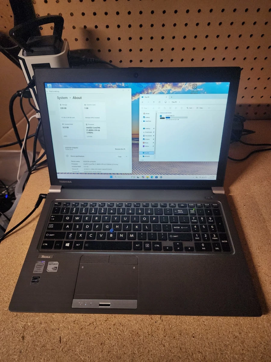 Toshiba Intel Core i7 4th Gen. 12GB RAM PC Laptops & Netbooks for