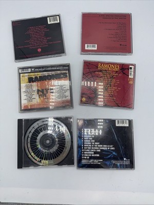 RAMONES 6 Compact Disc Cd Brain Drain Century Mondo Bizarro