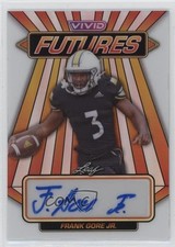 2024 Leaf Vivid Futures White Prismatic 1/6 Frank Gore Jr #VF-FGJ Auto ns2