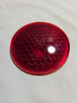 ANTIQUE Vintage KD TRIFLEX No 269 Red GLASS Tail Light LENS 1930s Plymouth Chevy