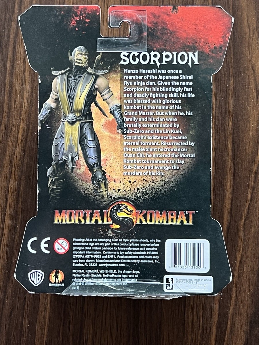 Mortal Kombat 9 Scorpion Action Figure Jazwares 3.75 Inch | eBay