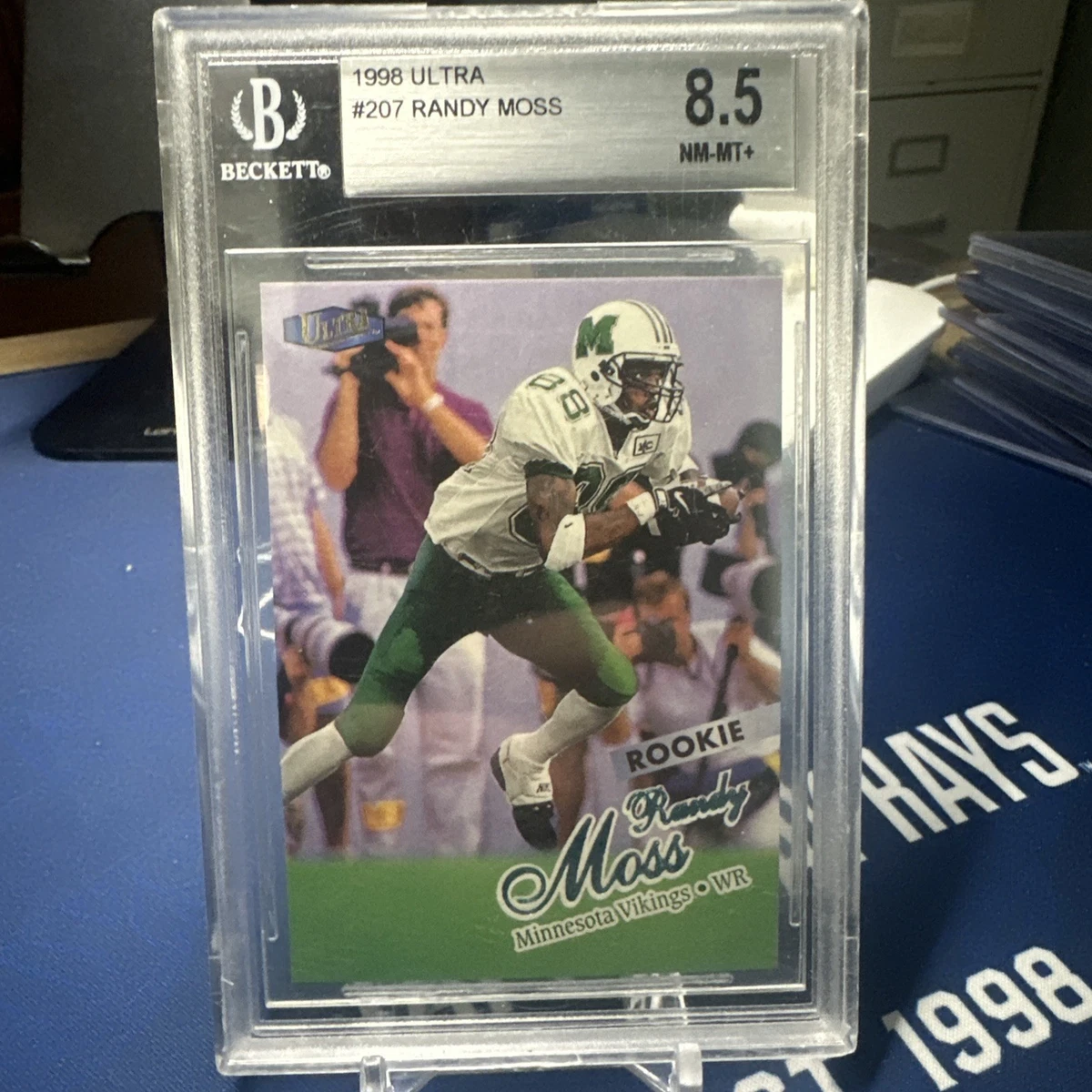 1998 Fleer Ultra Randy Moss Rookie Card #207 HOF 8.5 NM-MT+ BGS | eBay