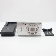 Canon IXY 180 Silver Compact Digital Camera Tested Working Seller Japan