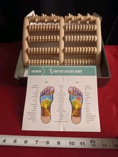 Wooden Foot Massager for Neuropathy, Heel Pain and Targeted Plantar Fasciitis...