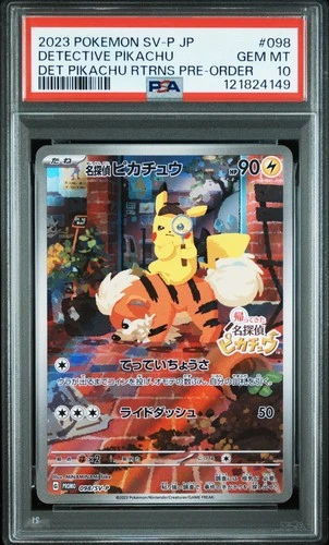 2023 POKEMON JPN DETECTIVE PIKACHU RETURNS PRE-ORDER DETECTIVE PIKACHU PSA 10