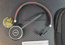 Jabra Evolve 65 Bluetooth Wireless Headset w/Dongle & Carry Pouch HSC018W