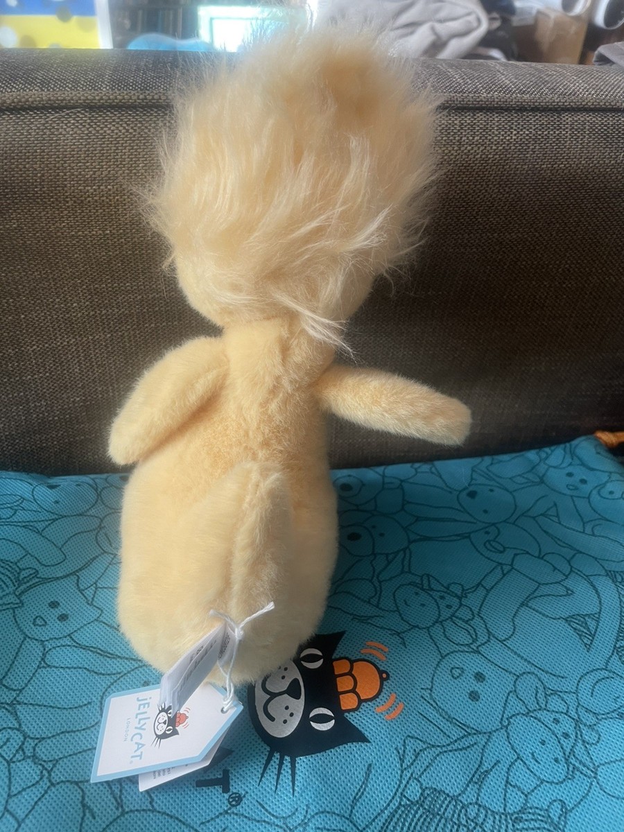 Jellcat Dorit Duckling Plush Stuffed Animal Soft Cute NWT and Dust
