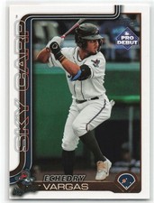 2025 Topps MLB Debut Echedry Vargas #PD-155 Beloit Sky Carp