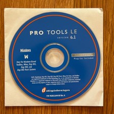 Pro Tools LE Version 6.1 Install Disk For WINDOWS Digidesign 002 001