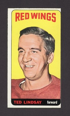 1964-65 TOPPS TALLBOYS #82 TED LINDSAY   27602