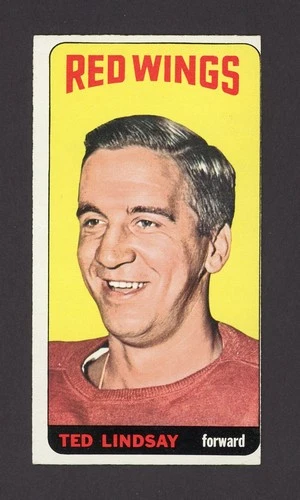 1964-65 TOPPS TALLBOYS #82 TED LINDSAY   27602