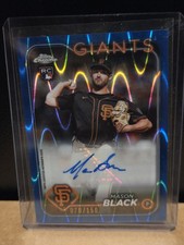 Mason Black Auto-2024 Topps Chrome Update Blue  Refractor /150 #AC-MB