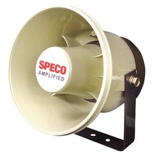 SPECO TECHNOLOGIES ASPC20 PA Horn,Weatherproof,20W,6 In. 36H458