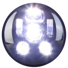 5.75" LED Headlight Motorcycle Projector Headlamp Fit f/ Harley Dyna Sportster