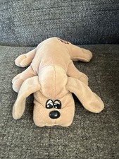 Vintage 1985 Tonka Mini Pound Puppy Plush- Light Brown/ Tan- Long Ears- 8"