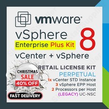 Vmware vSphere v. 8 ENTERPRISE Plus BUNDLE KIT vCenter STD  3 Host vSphere EP
