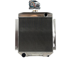For 1955-56 Mercury Custom Monterey Montclair 3 Row Aluminum Cooling Radiator V8