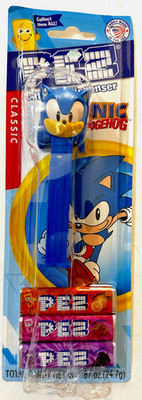 SONIC THE HEDGEHOG - Sonic Pez Dispenser. USA Version. Neu und versiegelt.