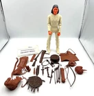Vintage Johnny West Series - Geronimo Action Figure w Accessories By Marx Toys