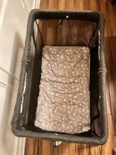 Guava Lotus Baby Travel Crib Playard w/ Mattress Carry Bag Gently Used
