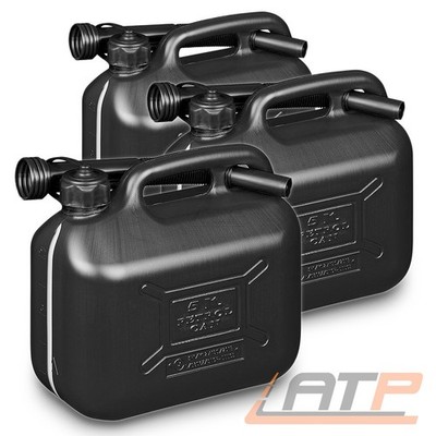 3er SET BENZINKANISTER 5L KRAFTSTOFFKANISTER RASENMÄHER MOTORSÄGE 5 LITER