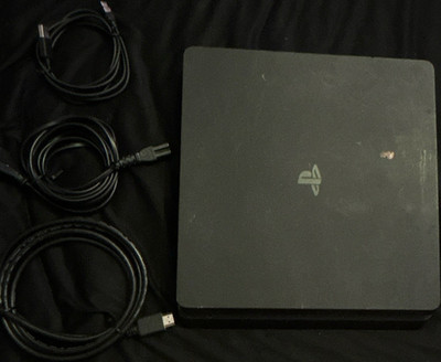 Sony PlayStation 4 Slim 500GB PAL Schwarz HDR 1080p inkl. Strom-USB-Kabel