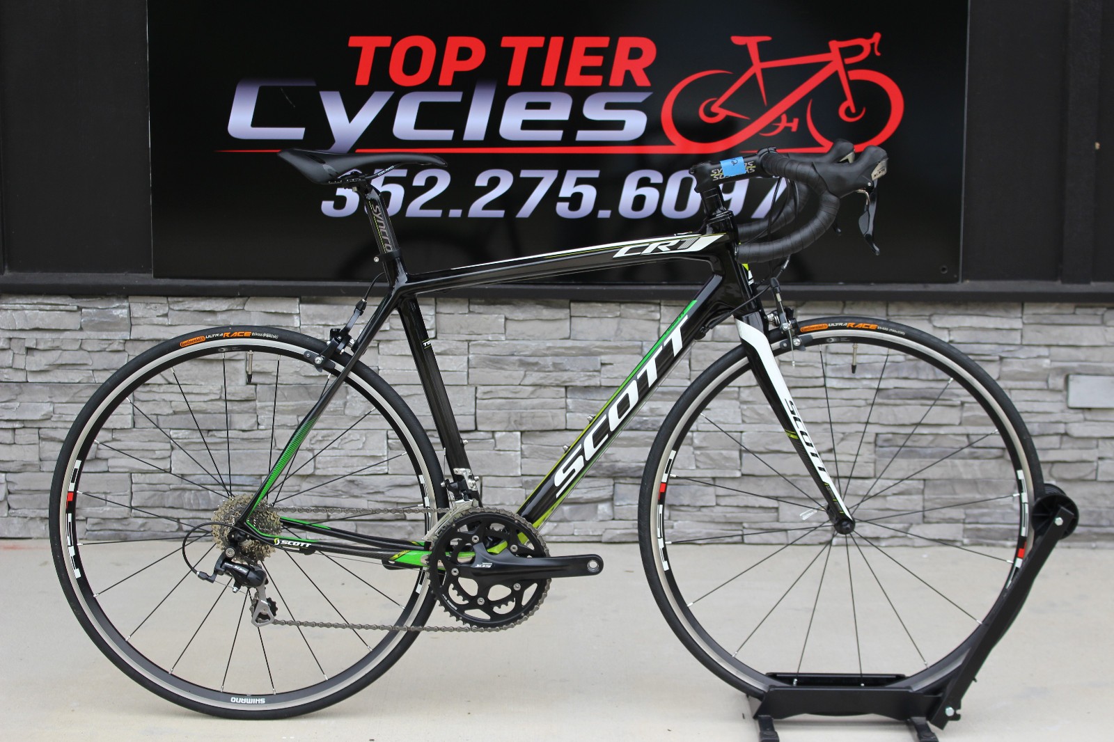 54 cm - 2013 Scott CR1 Team - Full Carbon Roadie - 17lbs  - INV 1102