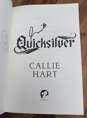Quicksilver Fae and Alchemy SIGNED Callie Hart Hardcover 1st
