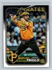 2024 Topps #281 Jared Triolo RC MLB Pittsburgh Pirates