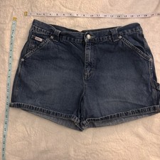 Lee Women's Denim Shorts, Regular Fit, Blue, Dark Wash, Y2K