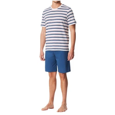 Schiesser Herren kurzer Schlafanzug Casual Essentials Nightwear Pyjama kurz - Bild 1 von 4